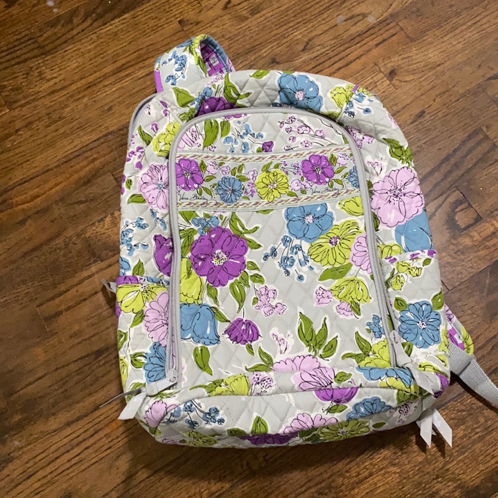 Vera Bradley Backpack Watercolor / Gray Purple
